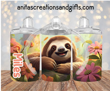 Load image into Gallery viewer, Sloth Kids Cup with or without name added
