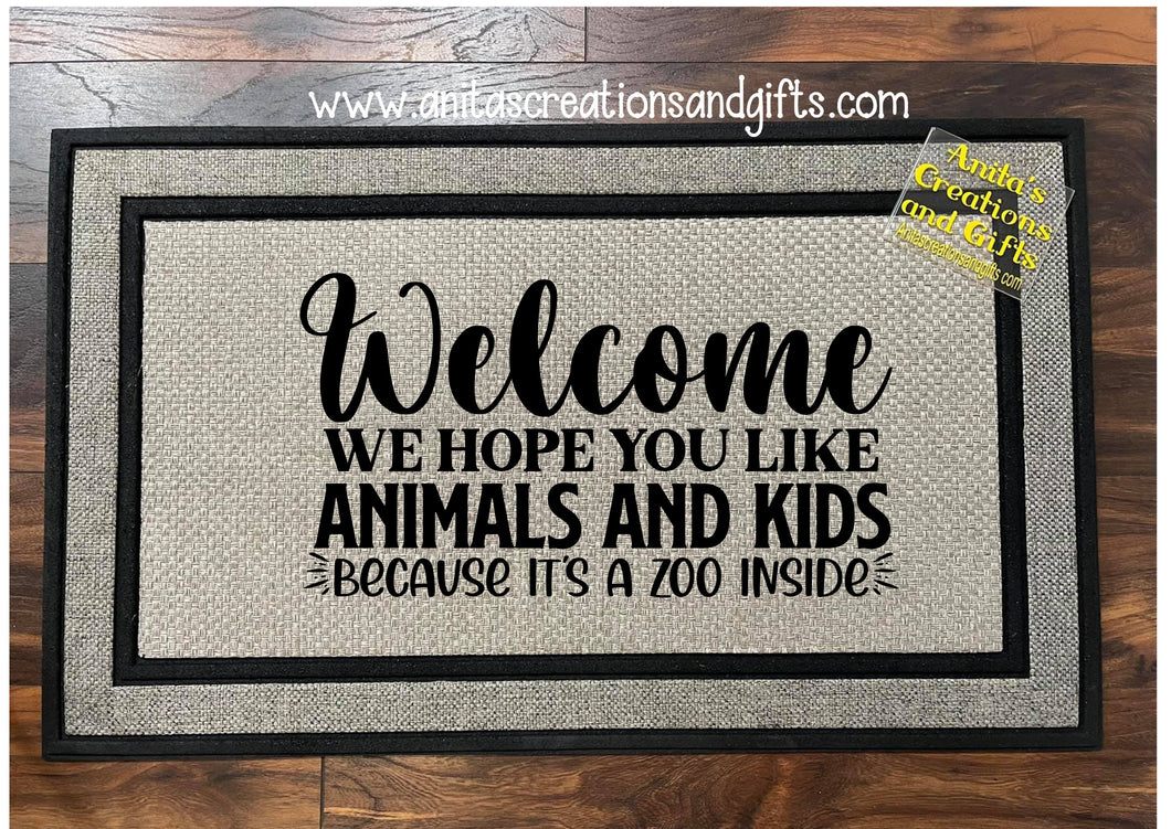 Welcome - we hope you like animals and kids because it's a zoo inside