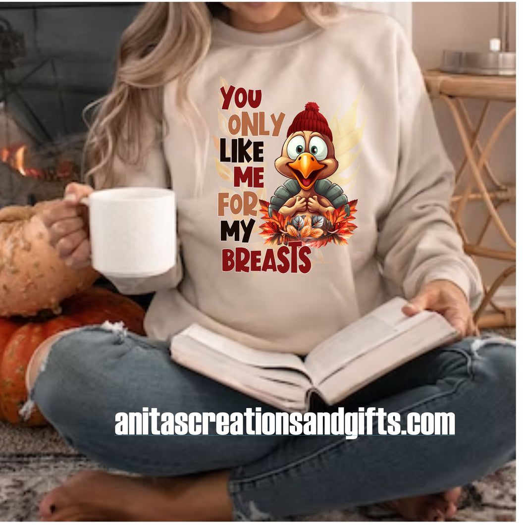 You only like me for my breasts