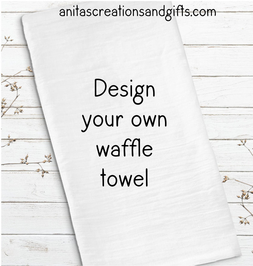 Design Your Own Waffle Towel