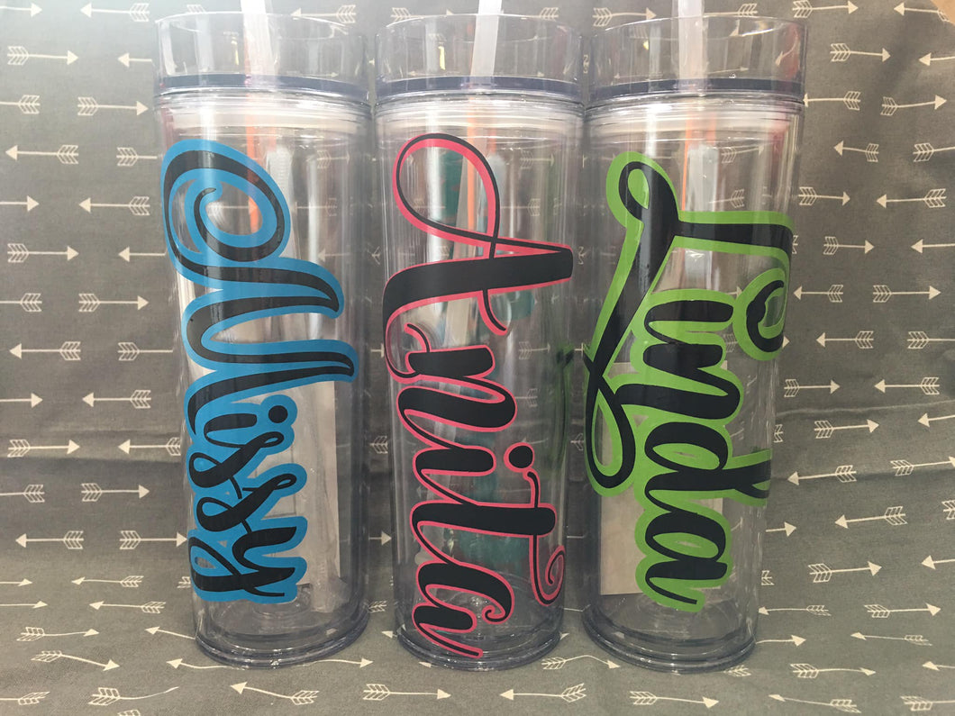 Acrylic Skinny Tumblers