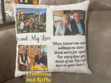 Load image into Gallery viewer, Pillow Cover - Personalized with photos and/or quote
